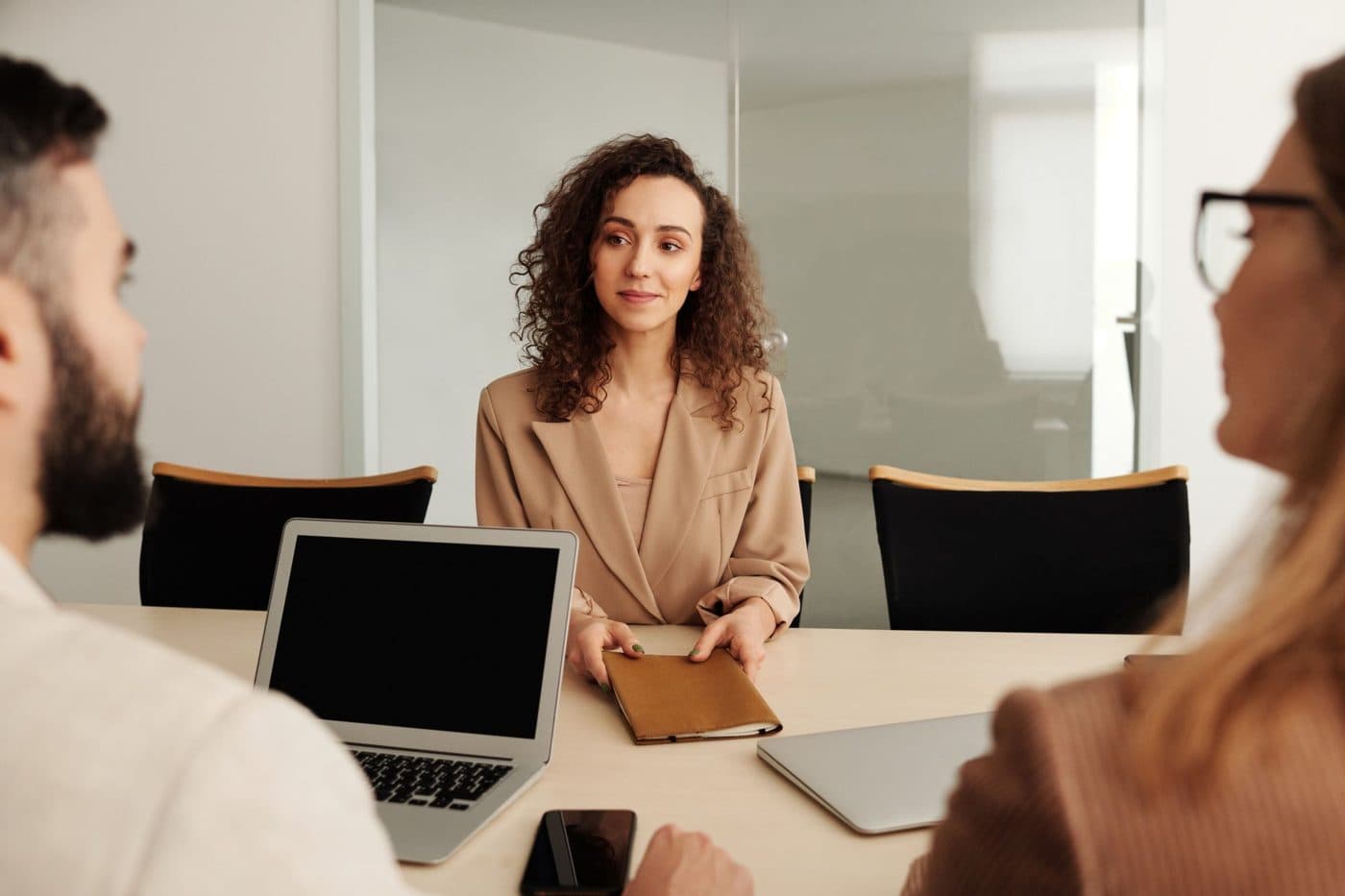 Candidate in a structured interview